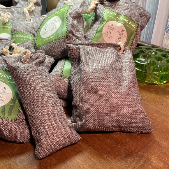 AIR PURIFYING BAG Bamboo Charcoal Bags Odor Absorber Deodorizer 12ct VITSCAN - Picture 6 of 8